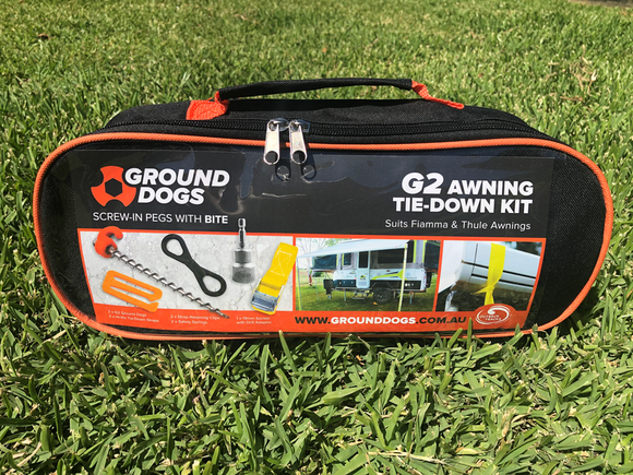 G2 Awning Tie Down Kit, to suit Fiamma & Thule awnings